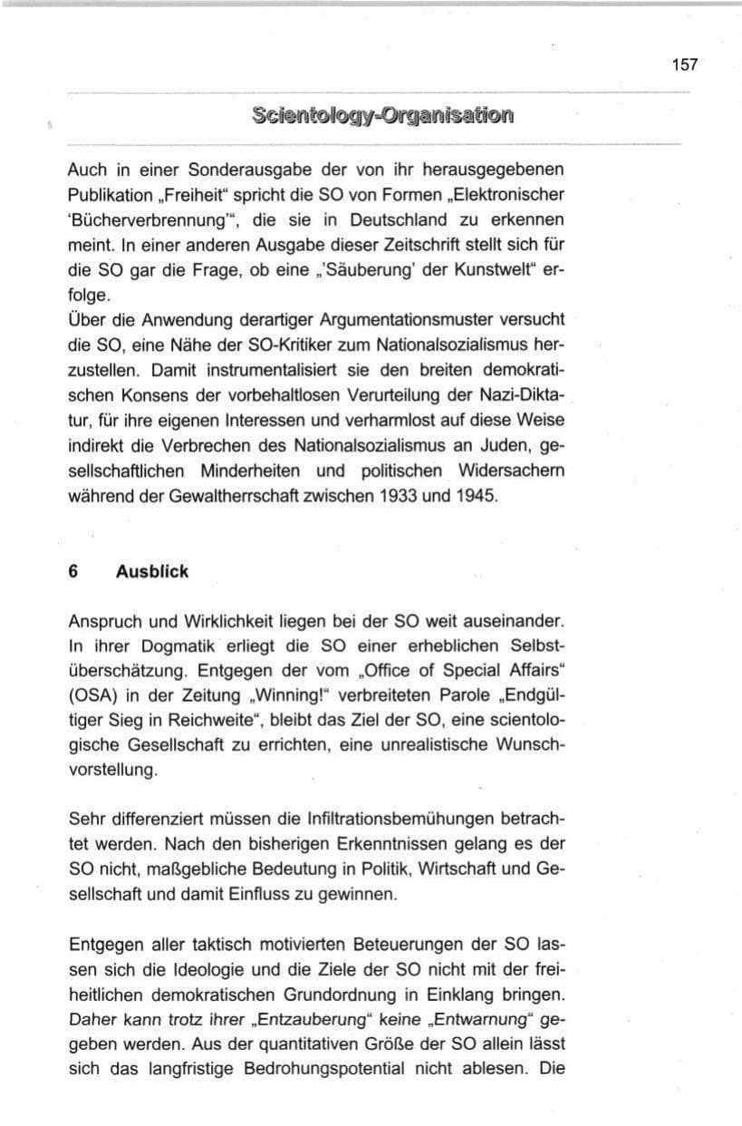 Seite 168 des Verfassungsschutzbericht 1998 Berlin