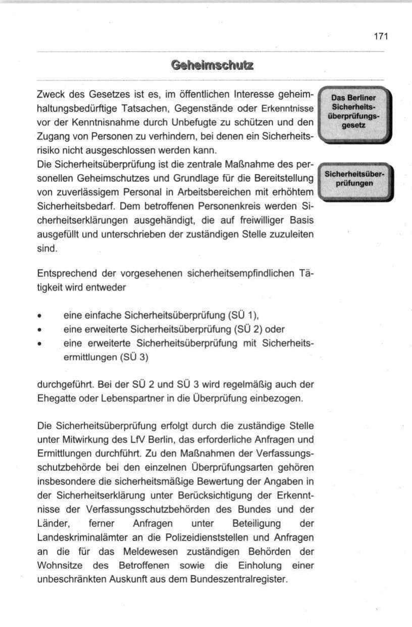Seite 182 des Verfassungsschutzbericht 1998 Berlin