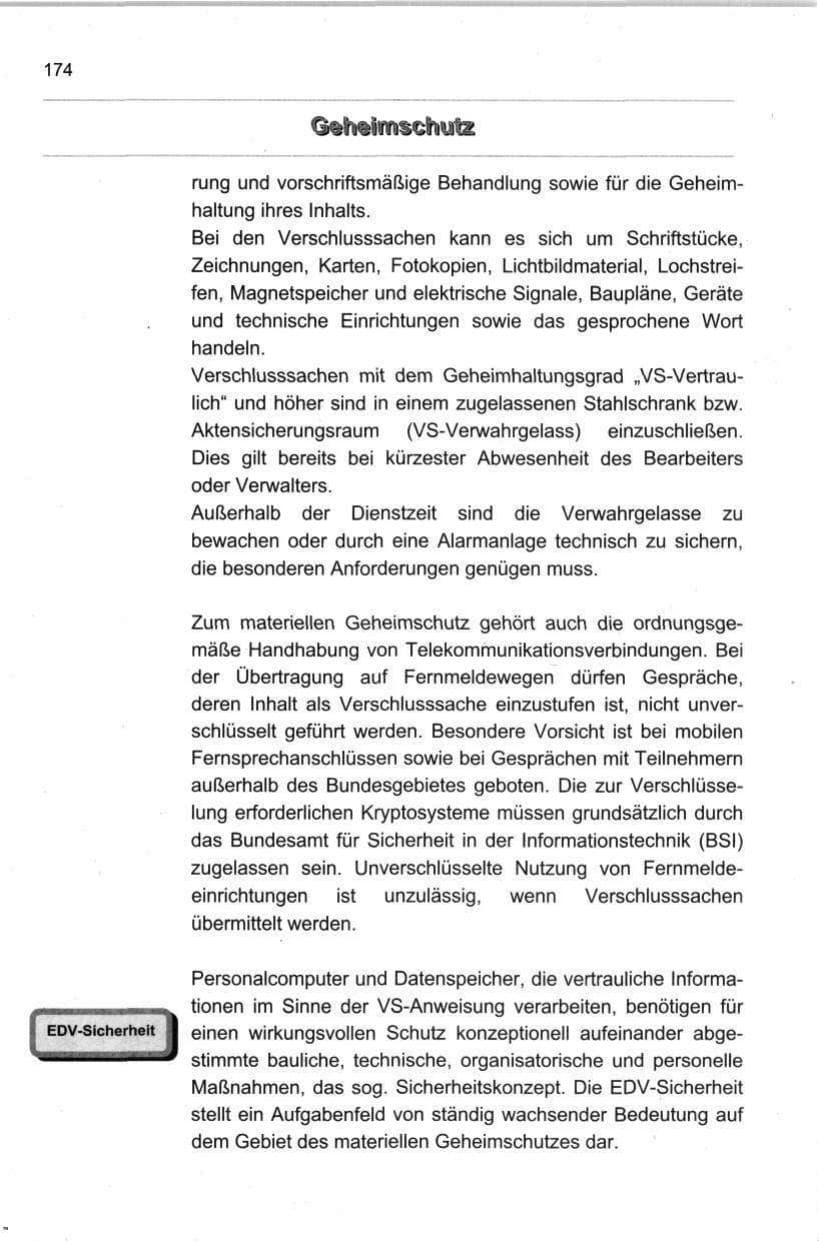 Seite 185 des Verfassungsschutzbericht 1998 Berlin