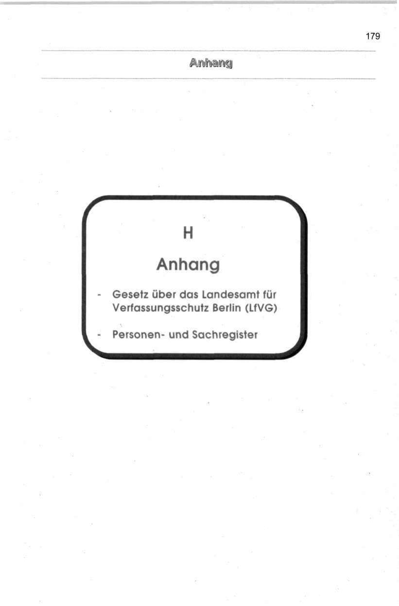 Seite 190 des Verfassungsschutzbericht 1998 Berlin