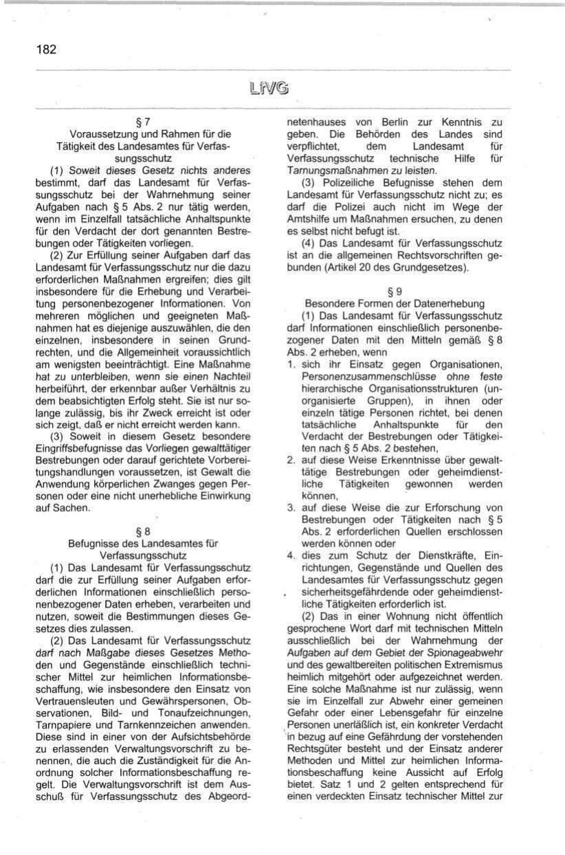 Seite 193 des Verfassungsschutzbericht 1998 Berlin