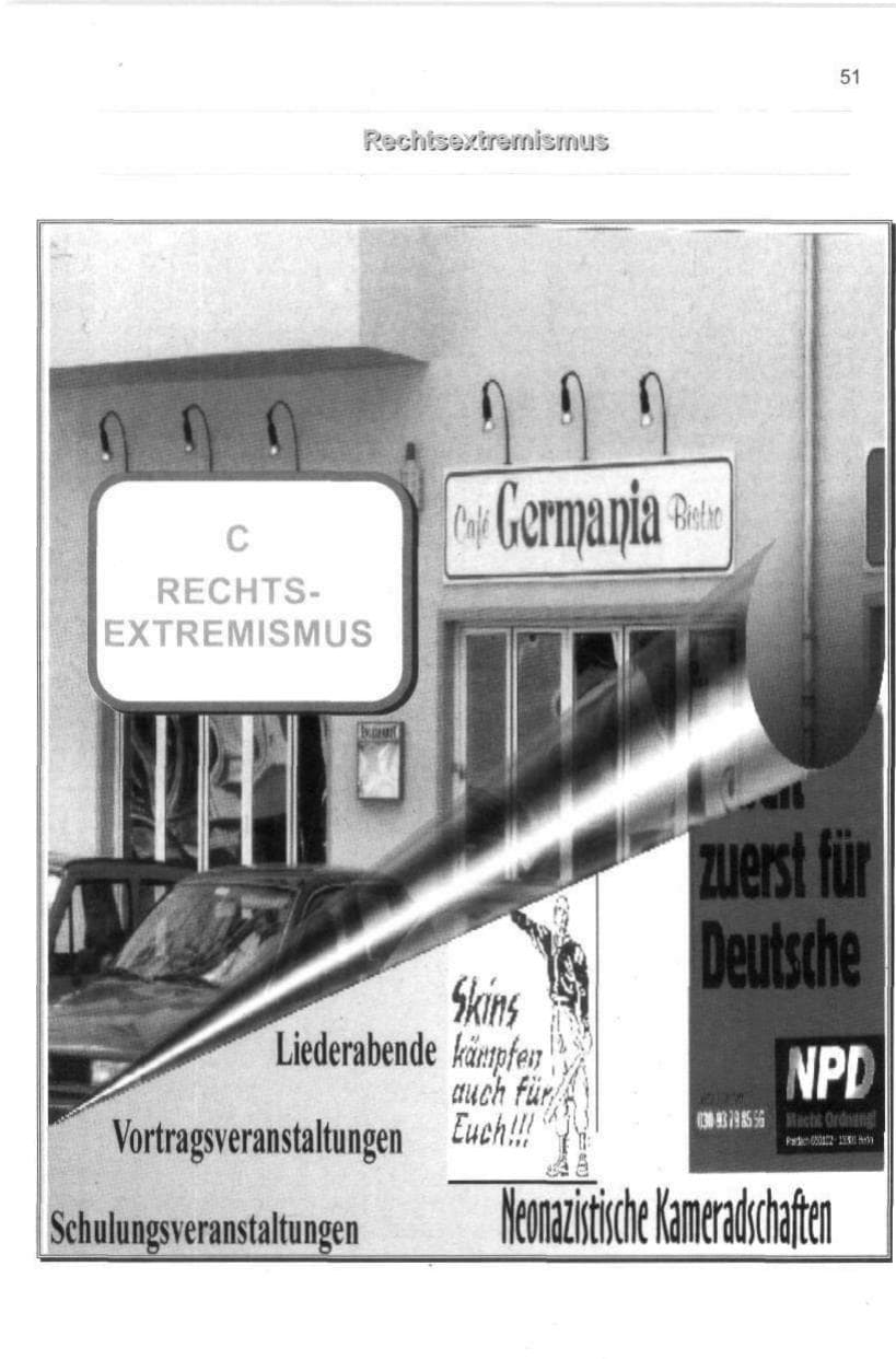 Seite 62 des Verfassungsschutzbericht 1998 Berlin