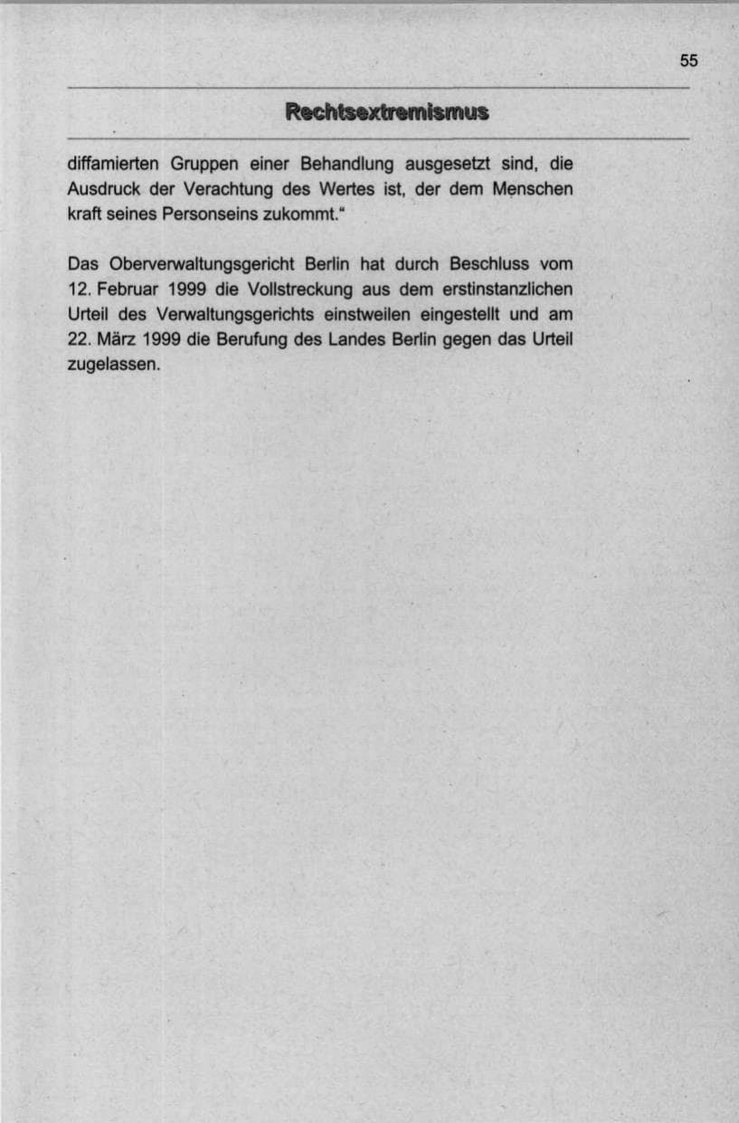 Seite 66 des Verfassungsschutzbericht 1998 Berlin