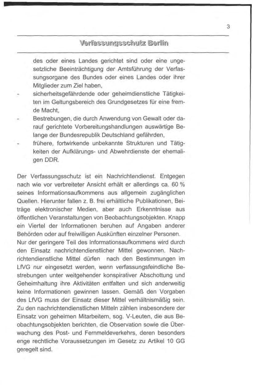 Seite 12 des Verfassungsschutzbericht 1999 Berlin