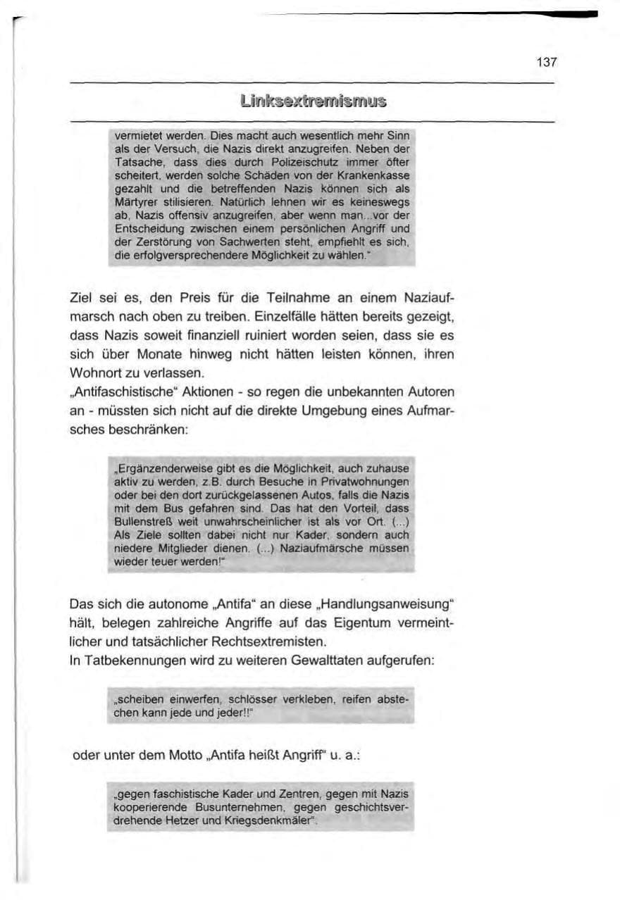 Seite 146 des Verfassungsschutzbericht 1999 Berlin