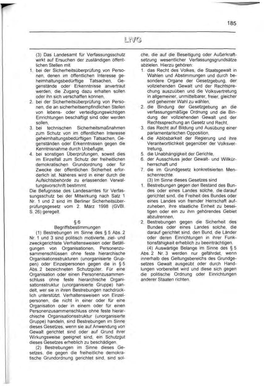 Seite 194 des Verfassungsschutzbericht 1999 Berlin