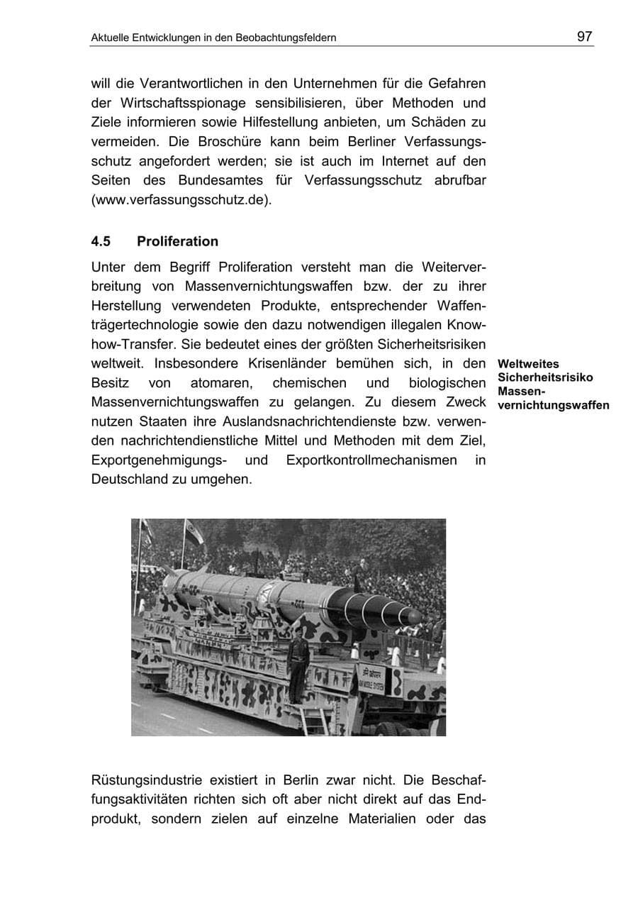 Seite 101 des Verfassungsschutzbericht 2002 Berlin