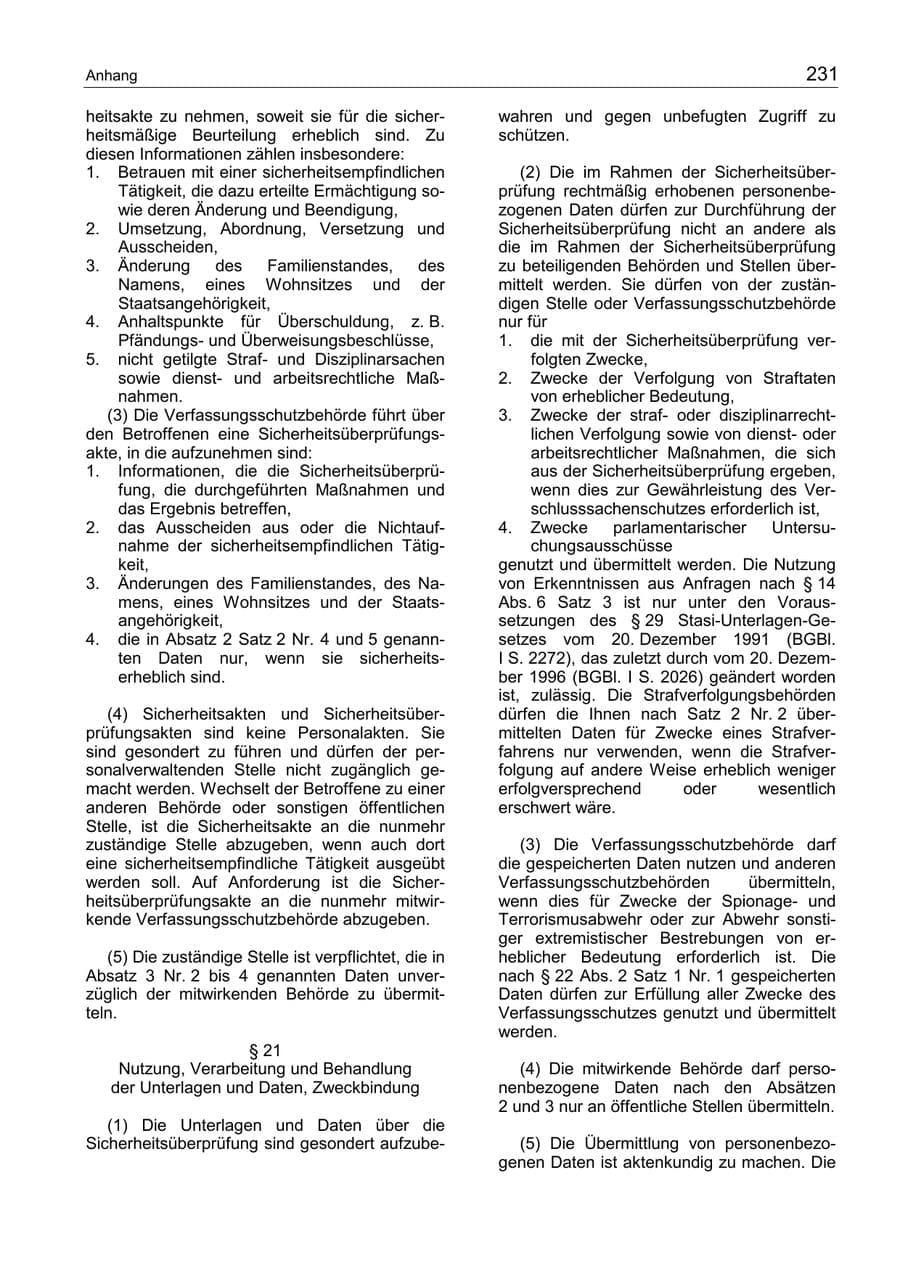 Seite 235 des Verfassungsschutzbericht 2002 Berlin
