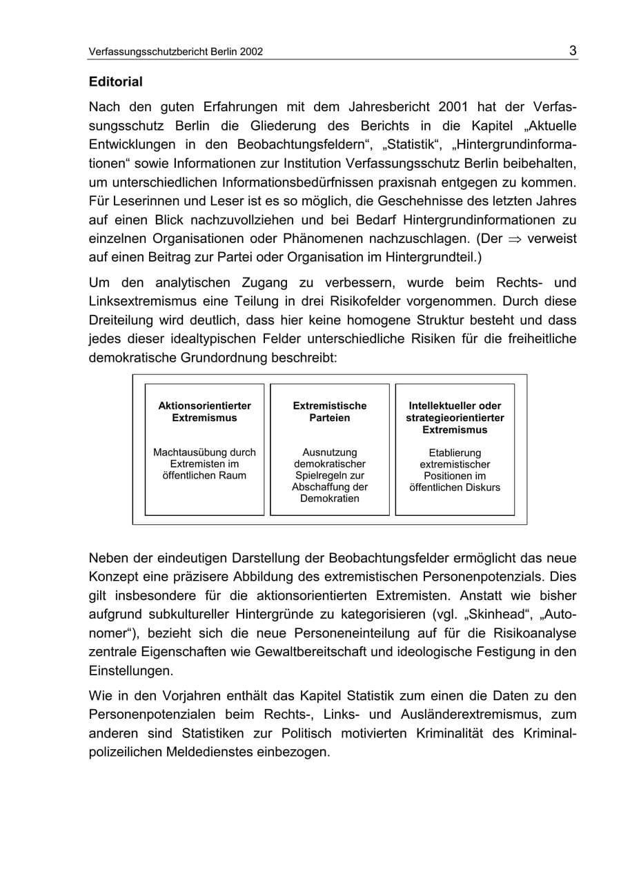 Seite 7 des Verfassungsschutzbericht 2002 Berlin