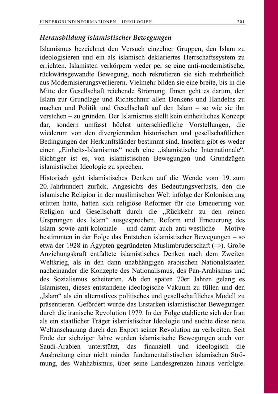Seite 202 des Verfassungsschutzbericht 2005 Berlin