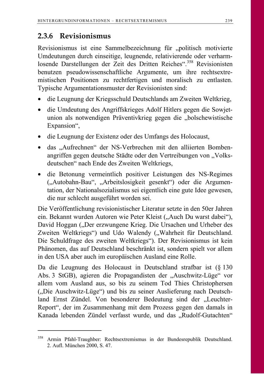 Seite 240 des Verfassungsschutzbericht 2005 Berlin