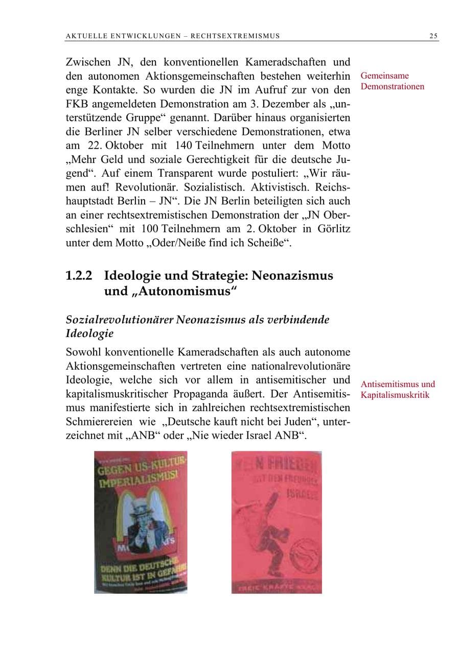 Seite 26 des Verfassungsschutzbericht 2005 Berlin
