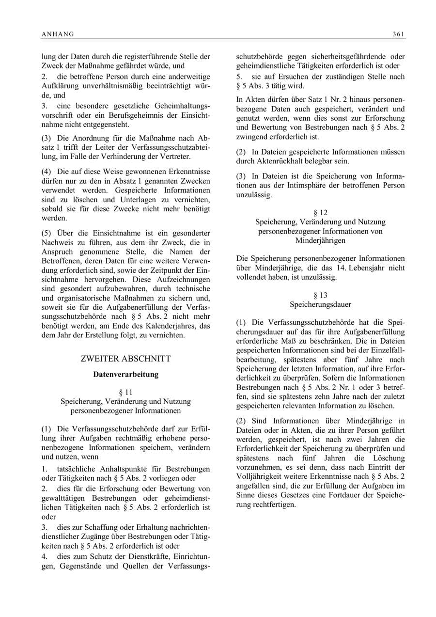 Seite 362 des Verfassungsschutzbericht 2005 Berlin