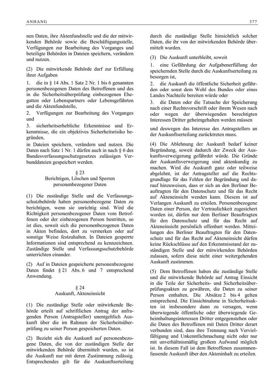 Seite 378 des Verfassungsschutzbericht 2005 Berlin
