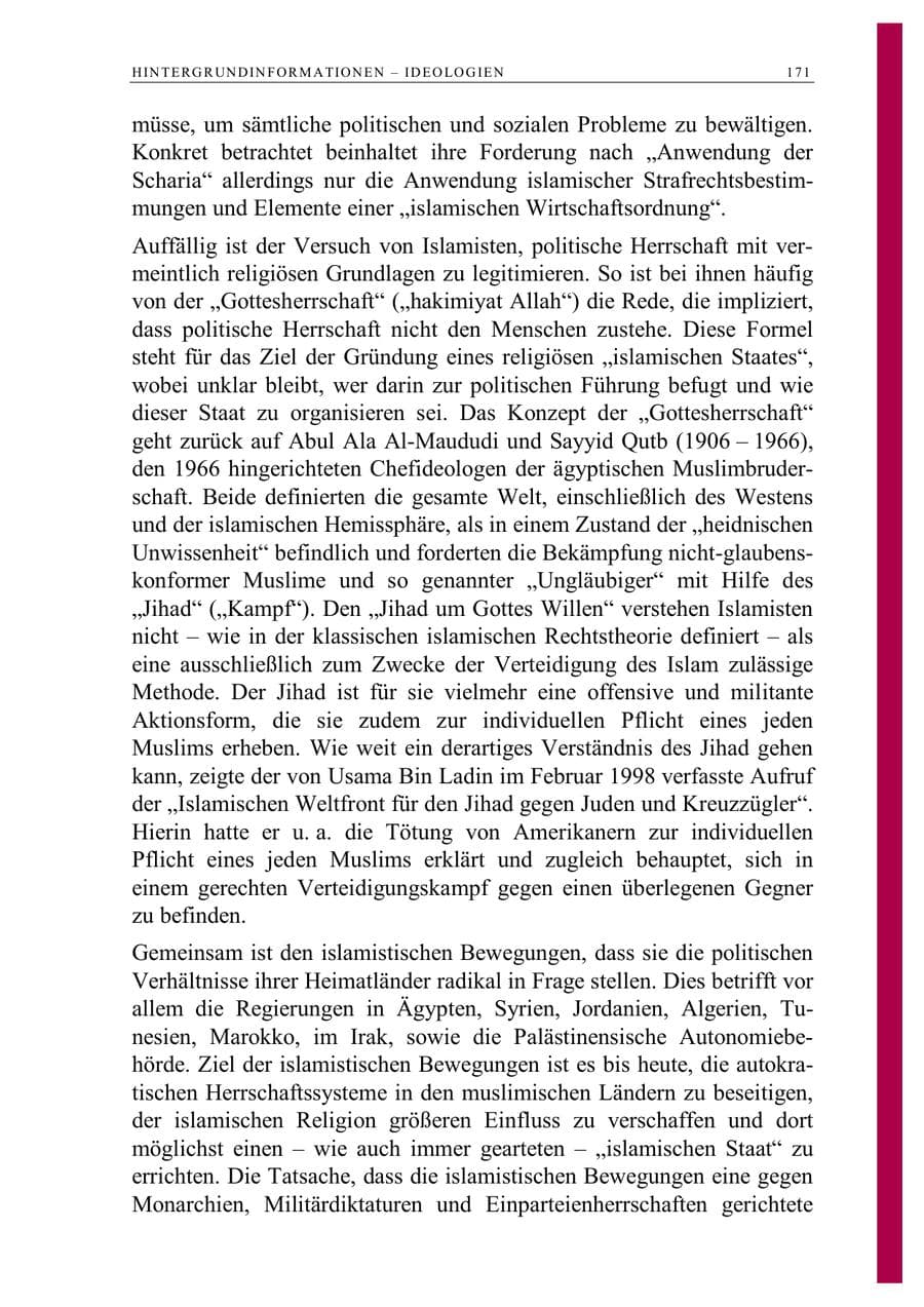 Seite 184 des Verfassungsschutzbericht 2006 Berlin