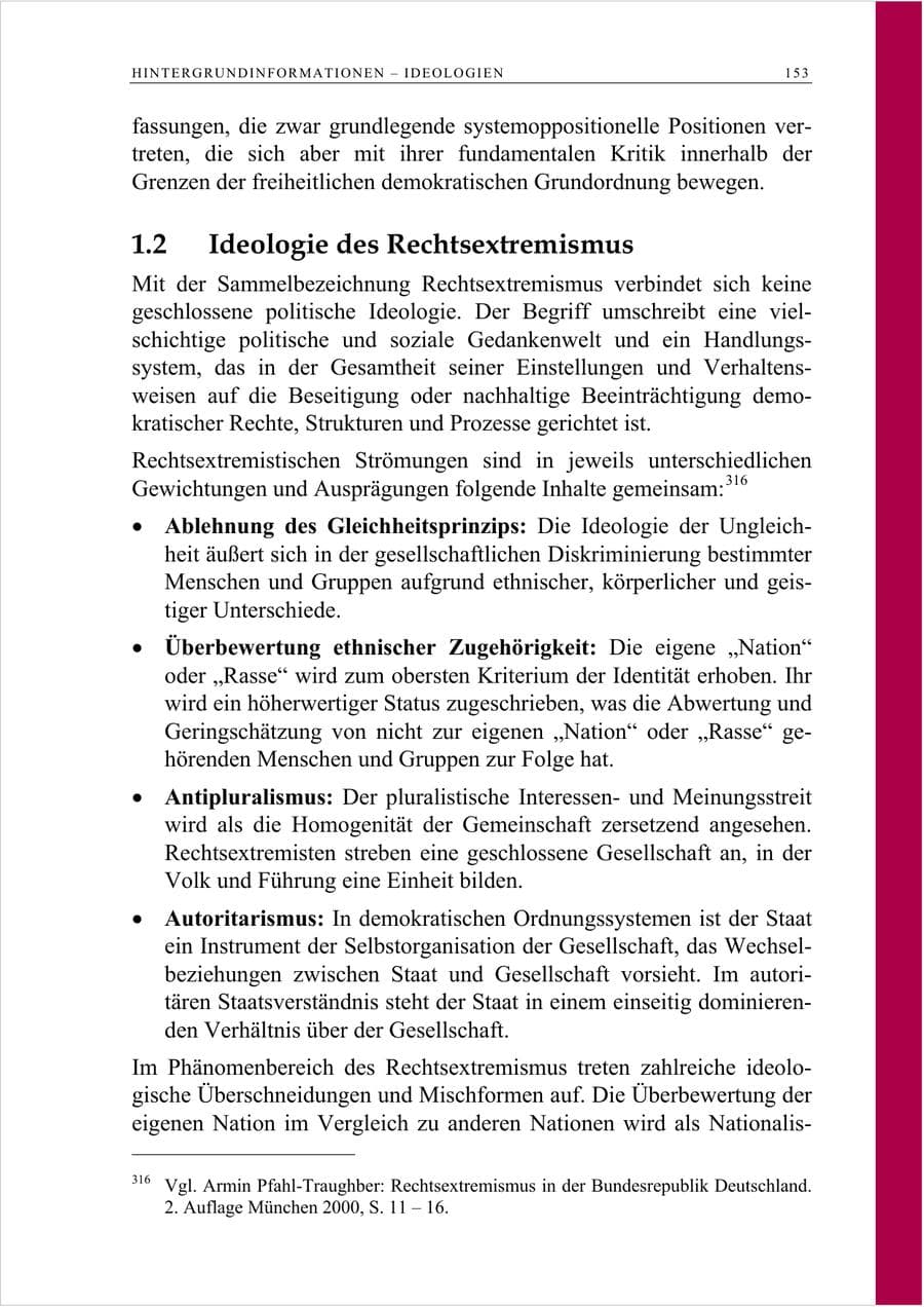 Seite 166 des Verfassungsschutzbericht 2007 Berlin