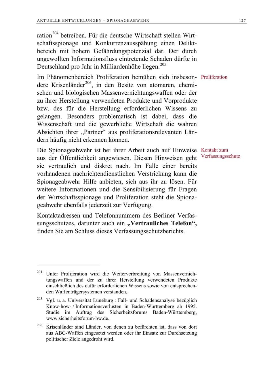 Seite 140 des Verfassungsschutzbericht 2008 Berlin
