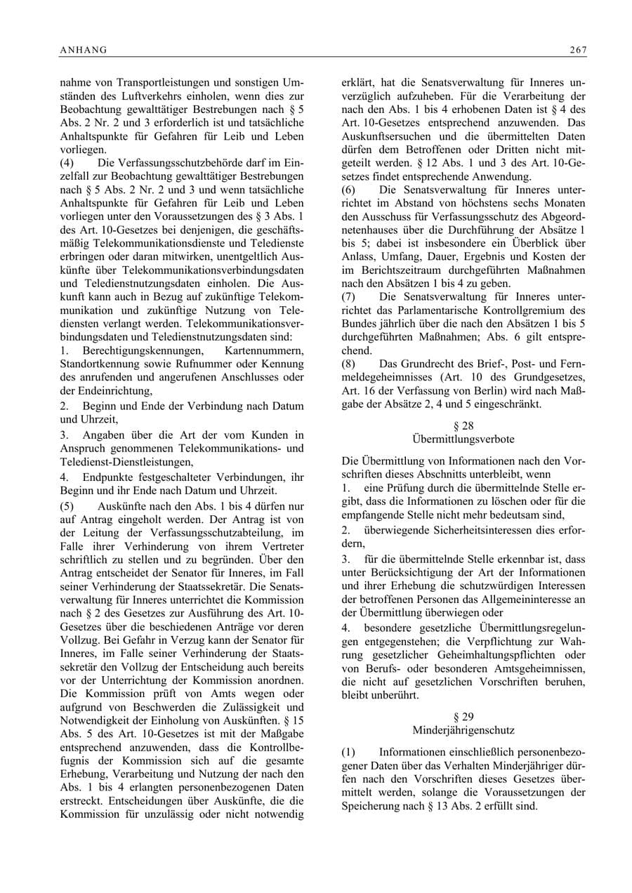 Seite 280 des Verfassungsschutzbericht 2008 Berlin