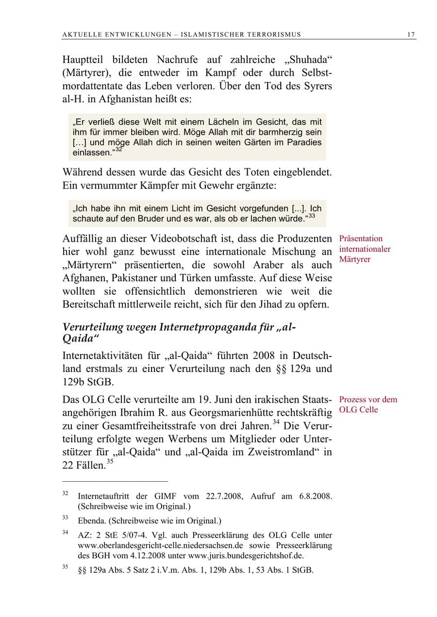 Seite 30 des Verfassungsschutzbericht 2008 Berlin