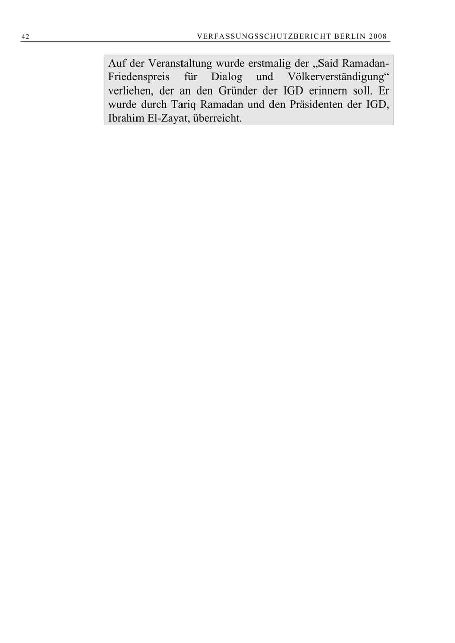Seite 55 des Verfassungsschutzbericht 2008 Berlin