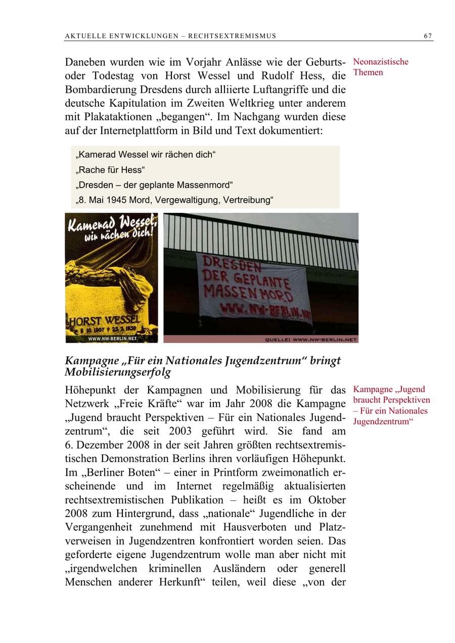 Seite 80 des Verfassungsschutzbericht 2008 Berlin