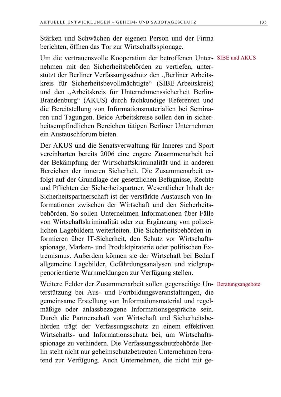 Seite 148 des Verfassungsschutzbericht 2009 Berlin