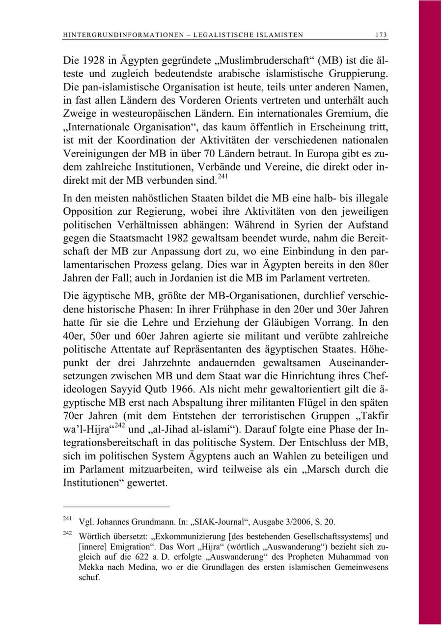 Seite 186 des Verfassungsschutzbericht 2009 Berlin