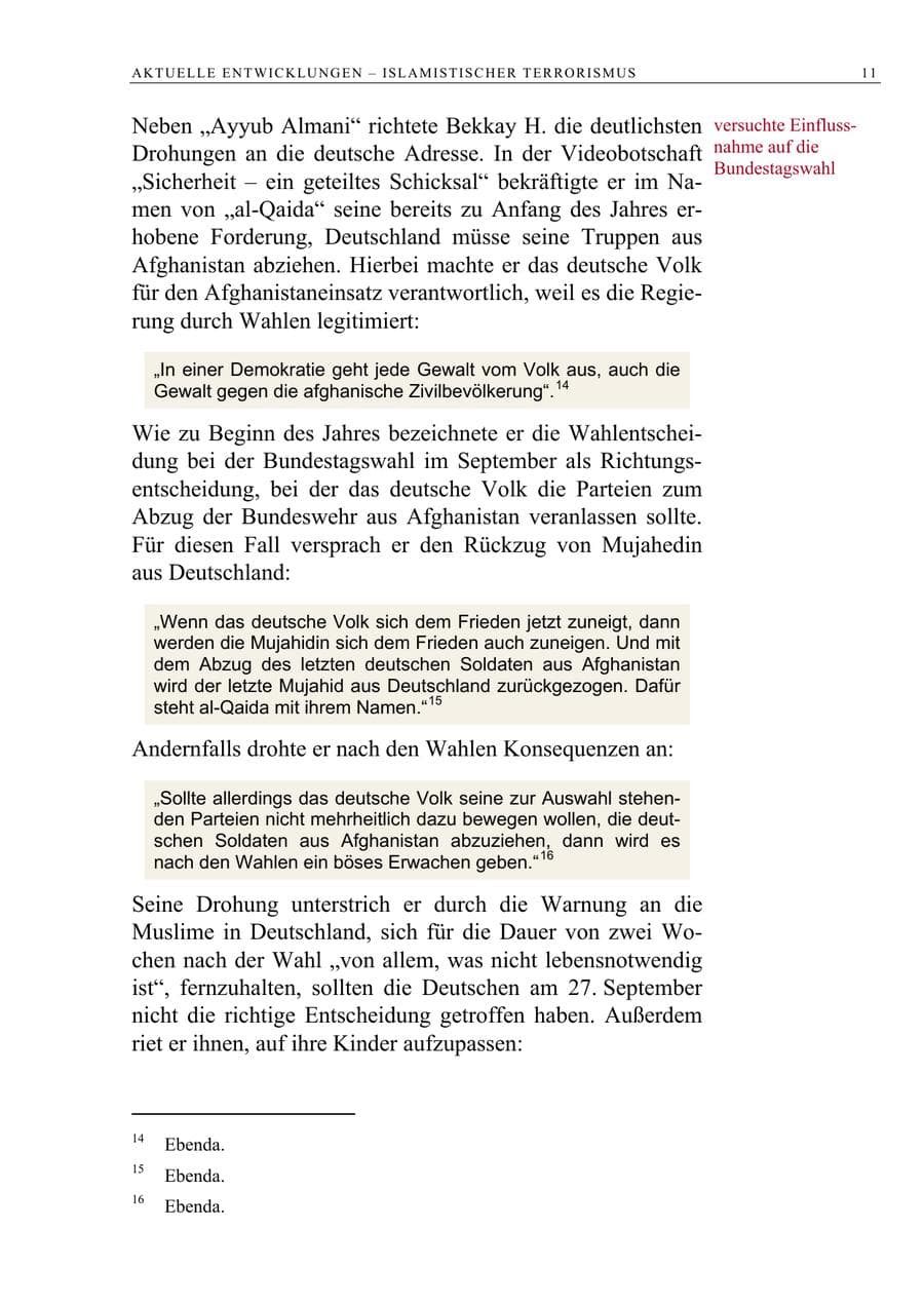 Seite 24 des Verfassungsschutzbericht 2009 Berlin