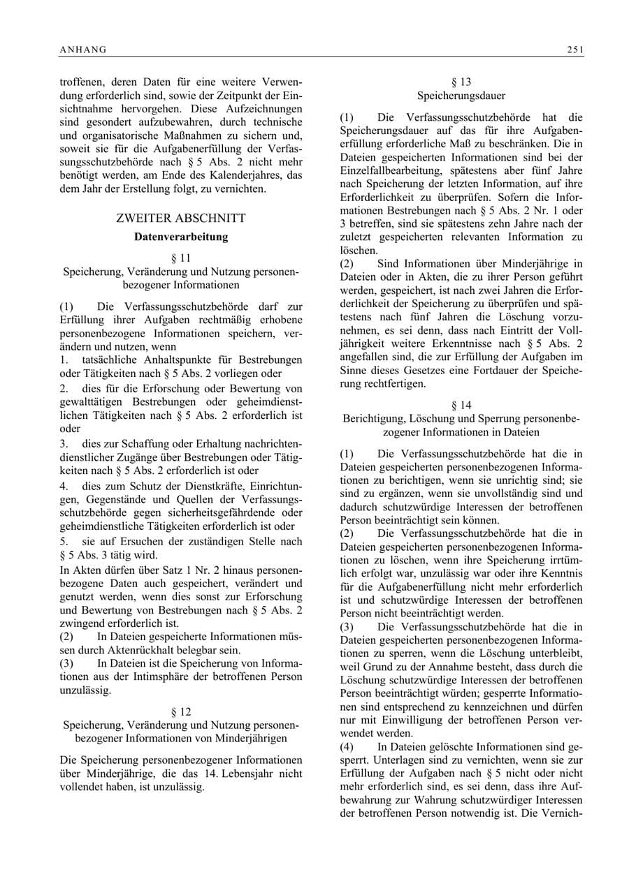 Seite 264 des Verfassungsschutzbericht 2009 Berlin