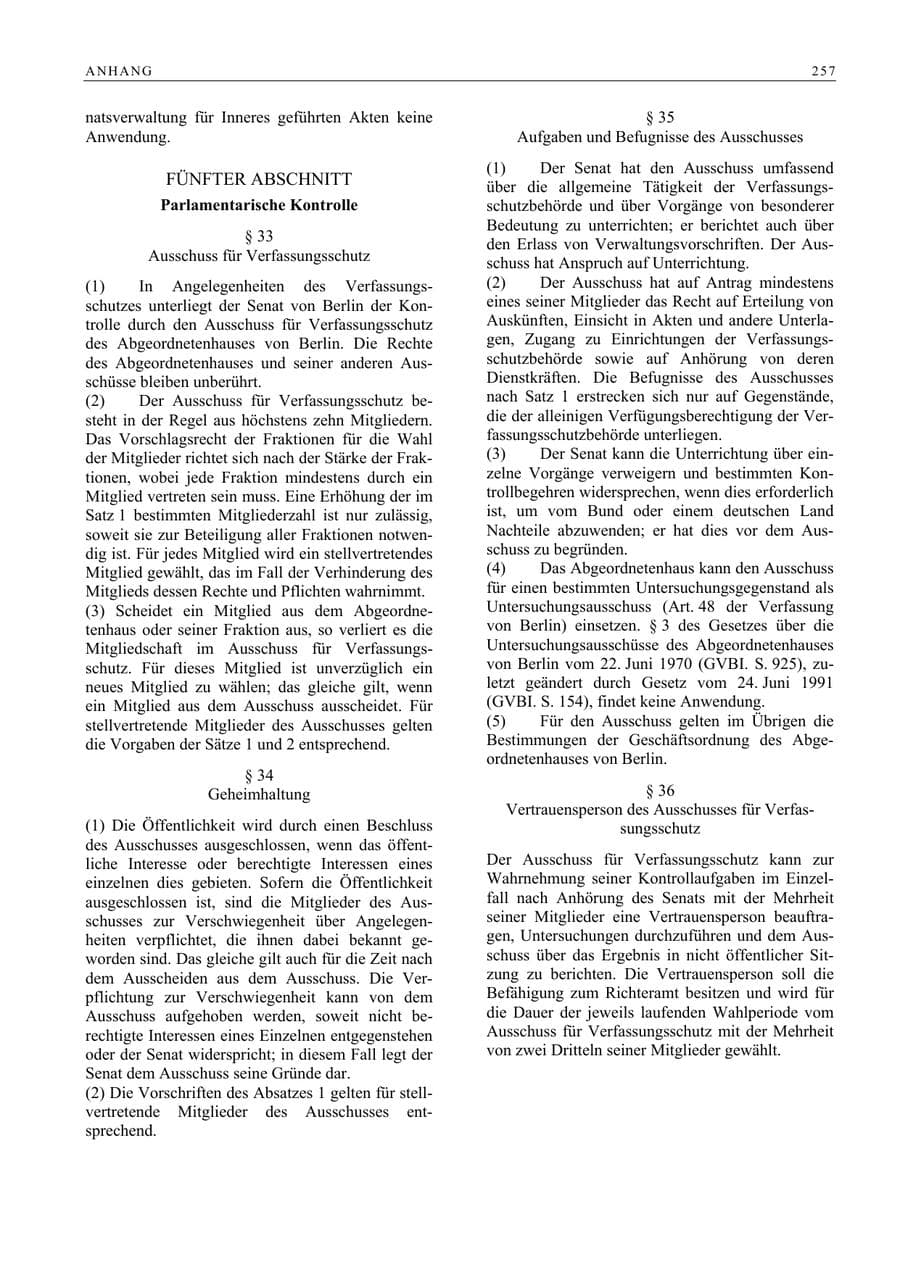 Seite 270 des Verfassungsschutzbericht 2009 Berlin