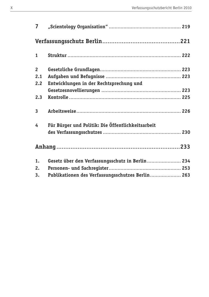 Seite 11 des Verfassungsschutzbericht 2010 Berlin