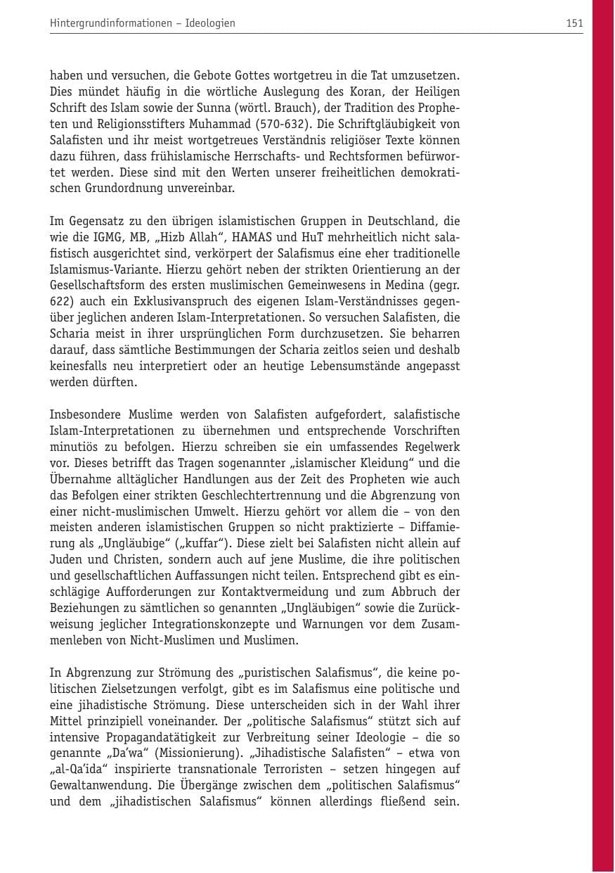Seite 162 des Verfassungsschutzbericht 2010 Berlin