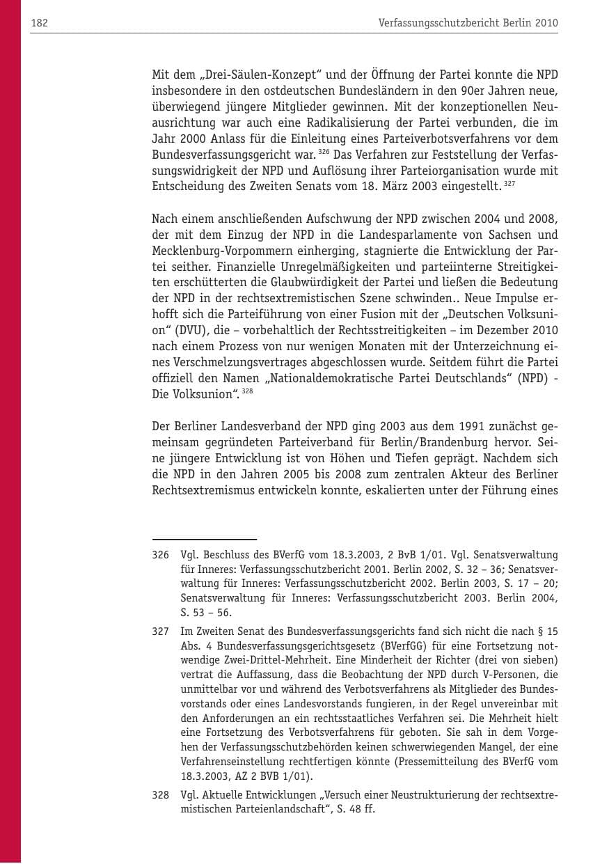 Seite 193 des Verfassungsschutzbericht 2010 Berlin