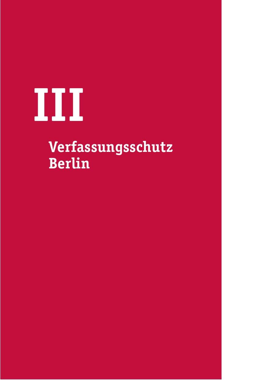 Seite 232 des Verfassungsschutzbericht 2010 Berlin