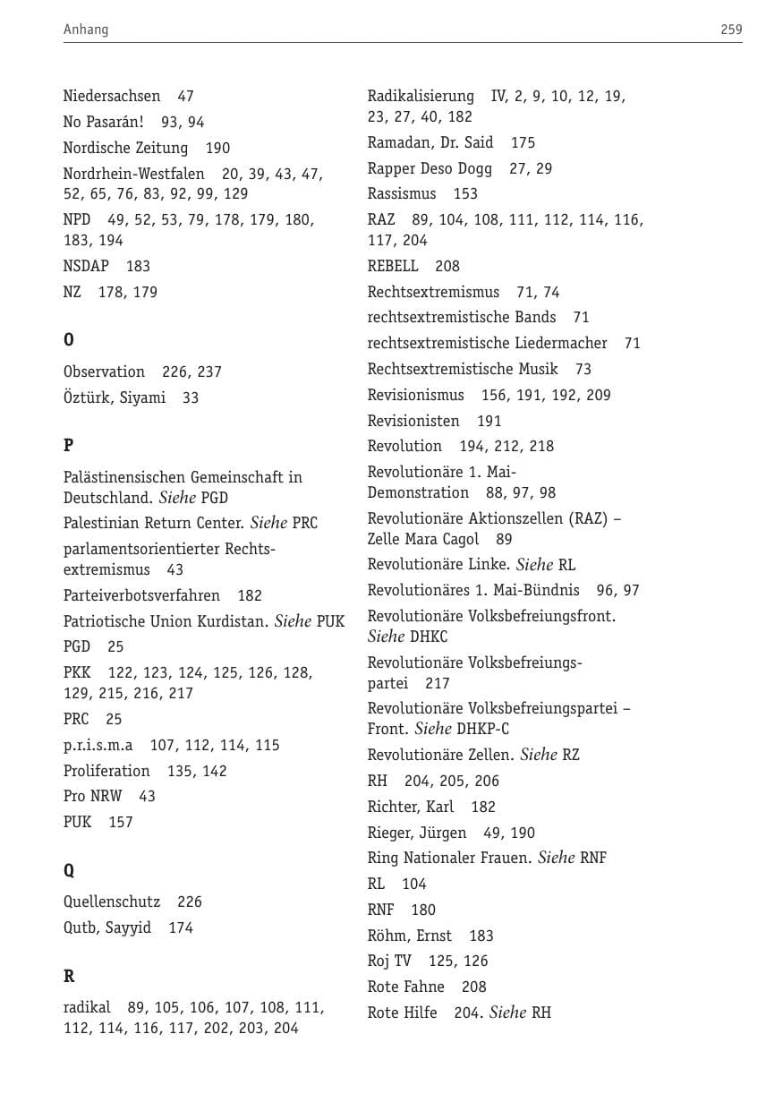 Seite 270 des Verfassungsschutzbericht 2010 Berlin