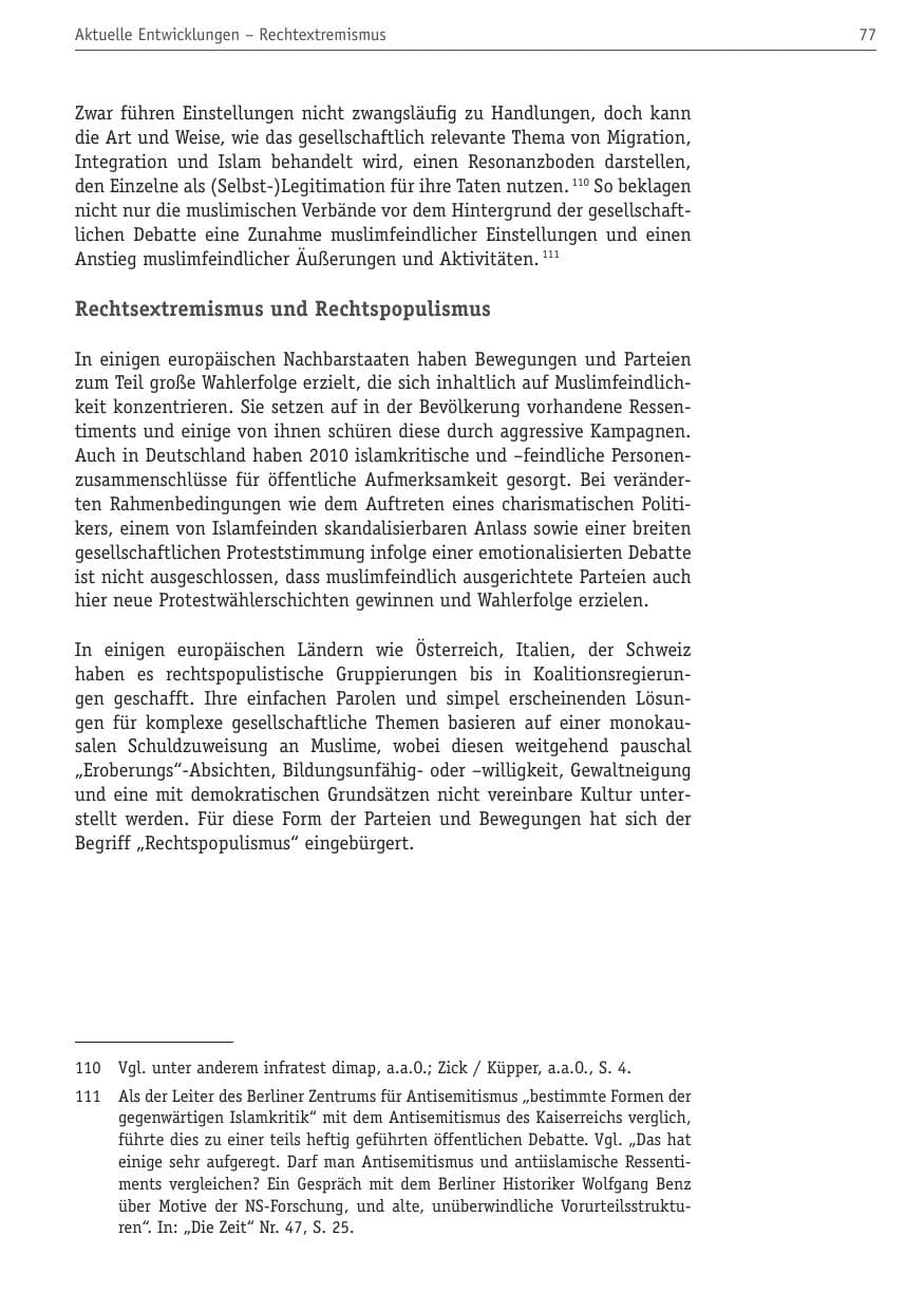 Seite 88 des Verfassungsschutzbericht 2010 Berlin