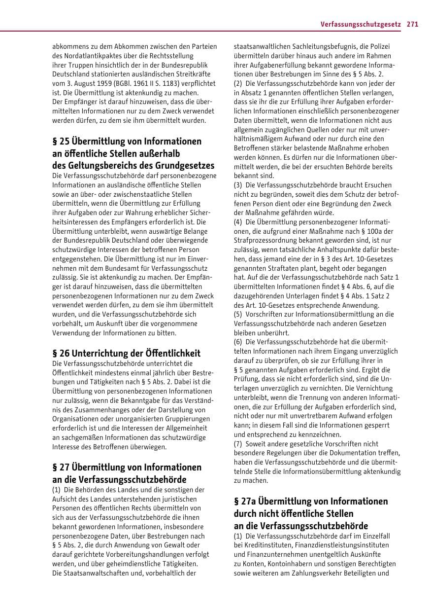 Seite 270 des Verfassungsschutzbericht 2011 Berlin
