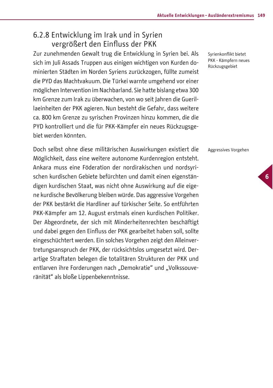 Seite 147 des Verfassungsschutzbericht 2012 Berlin