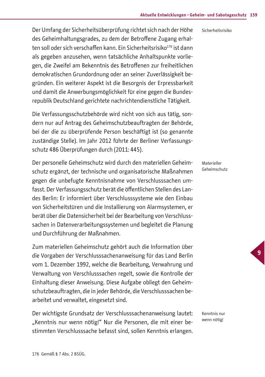 Seite 157 des Verfassungsschutzbericht 2012 Berlin