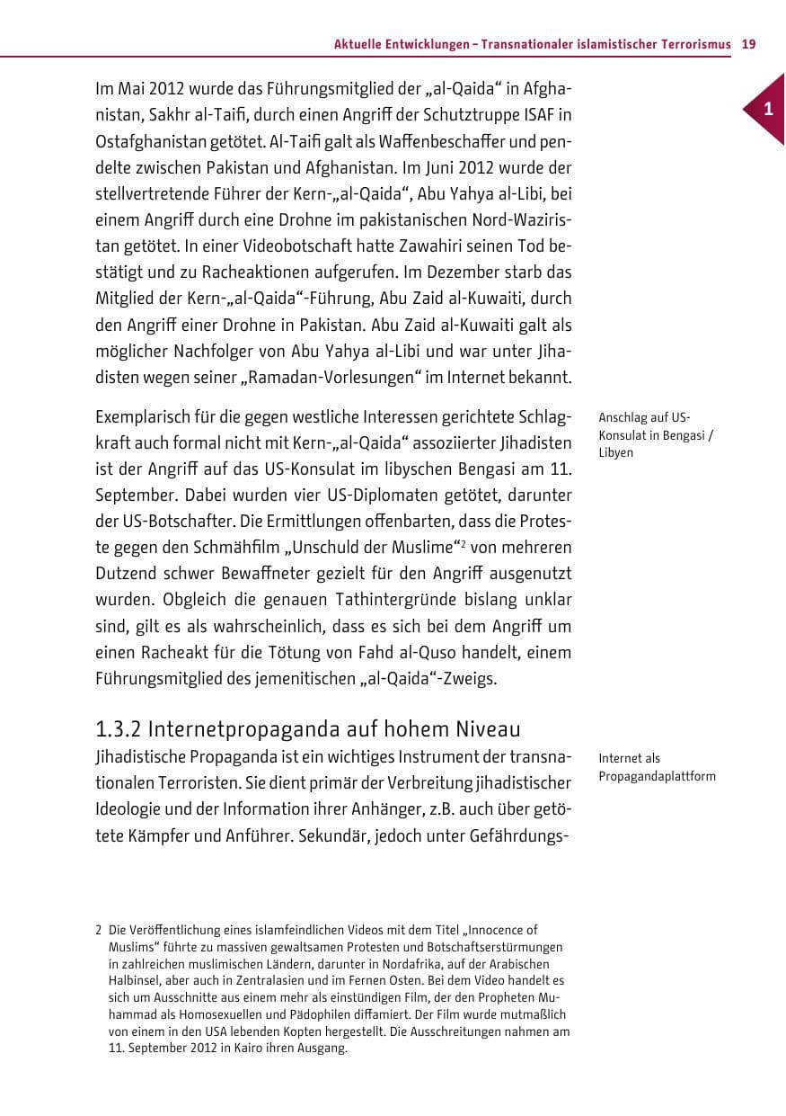 Seite 17 des Verfassungsschutzbericht 2012 Berlin