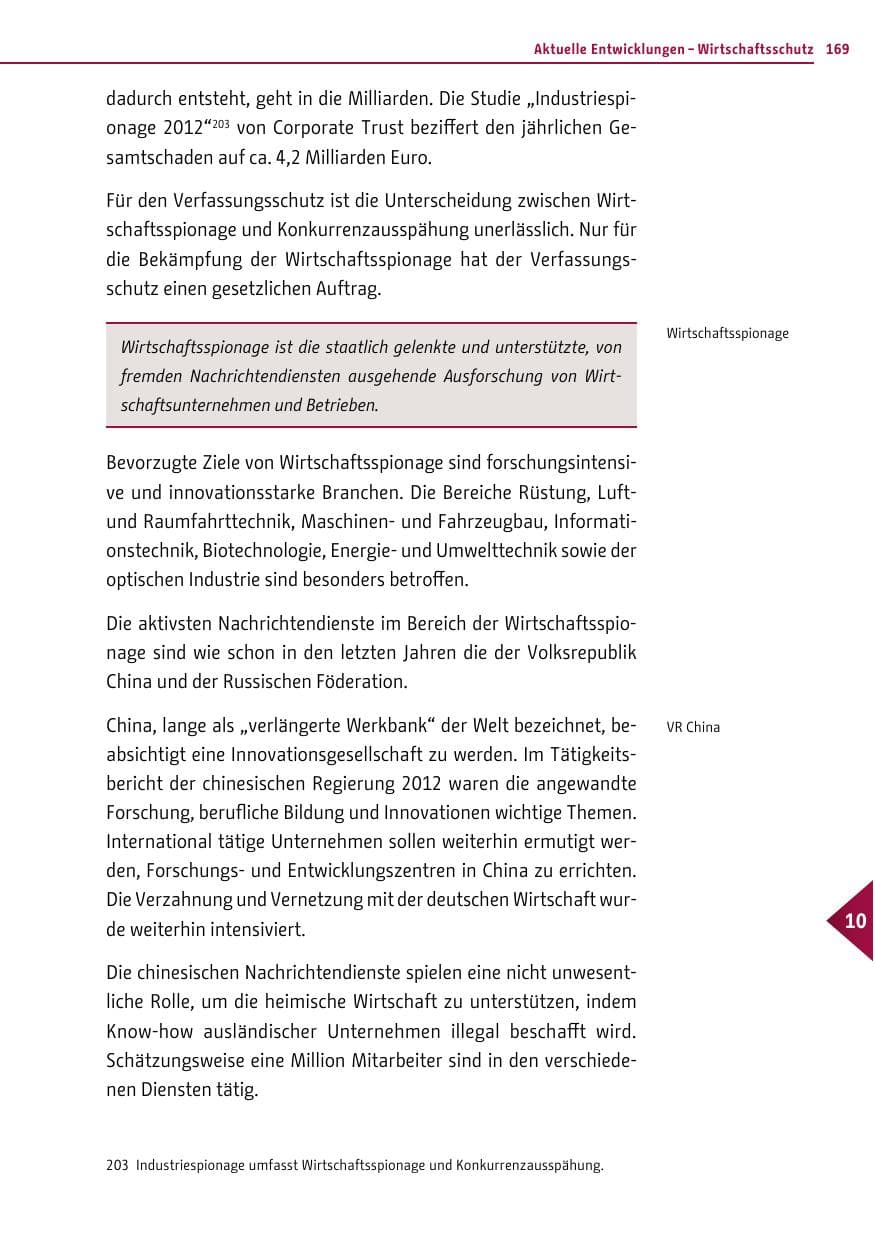 Seite 167 des Verfassungsschutzbericht 2012 Berlin