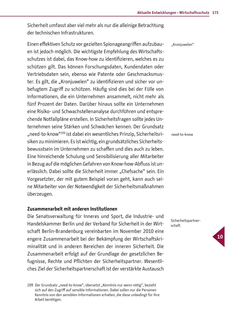 Seite 173 des Verfassungsschutzbericht 2012 Berlin