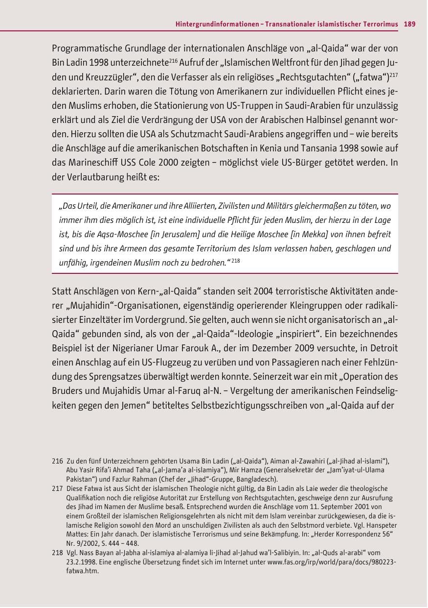 Seite 187 des Verfassungsschutzbericht 2012 Berlin