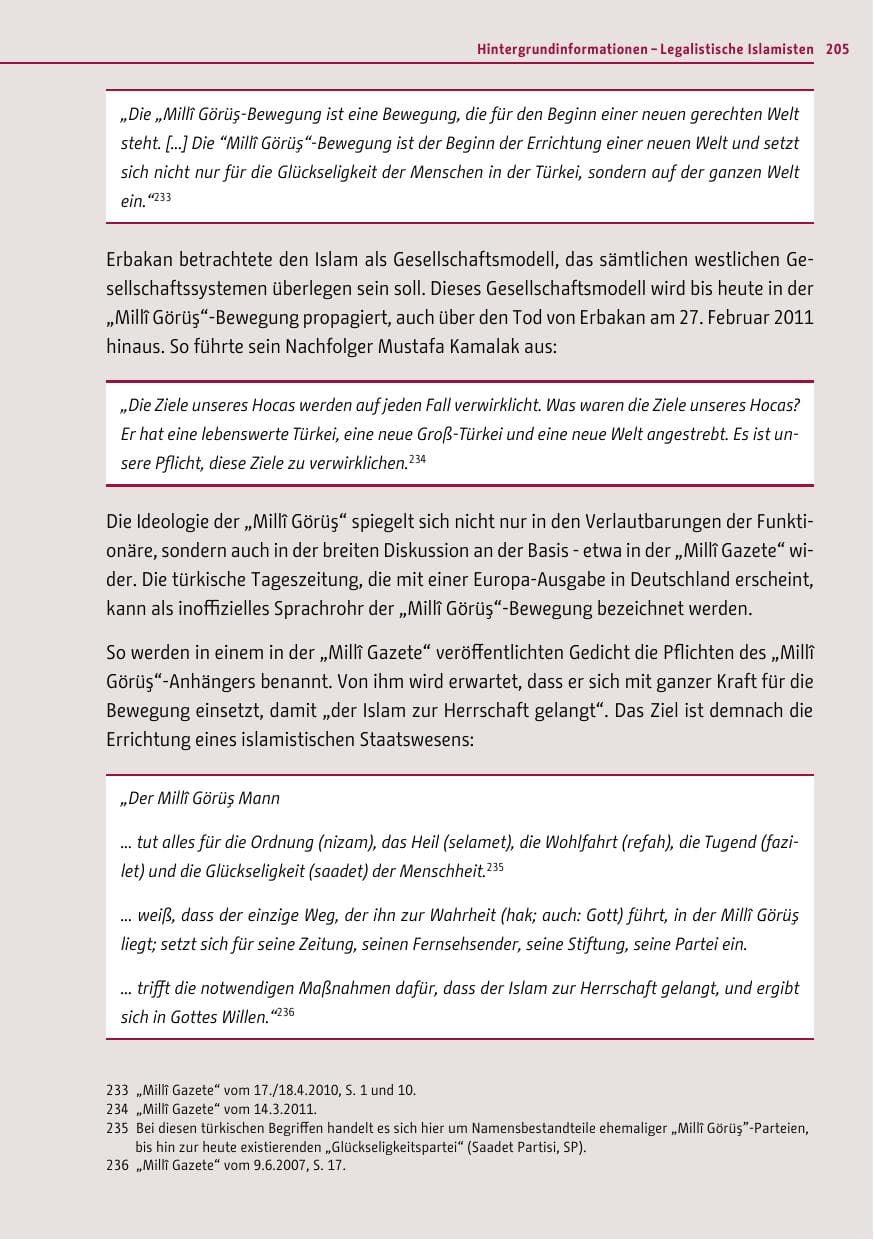 Seite 203 des Verfassungsschutzbericht 2012 Berlin