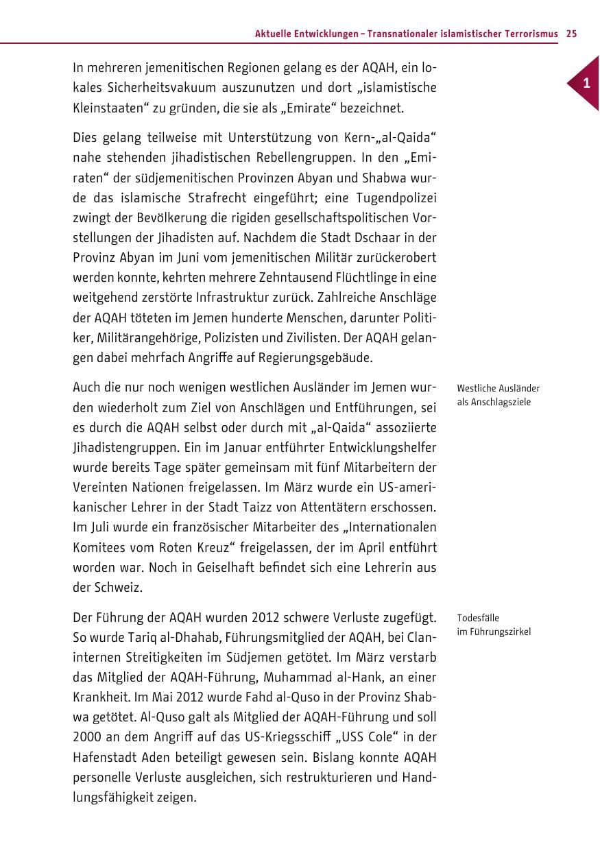 Seite 23 des Verfassungsschutzbericht 2012 Berlin