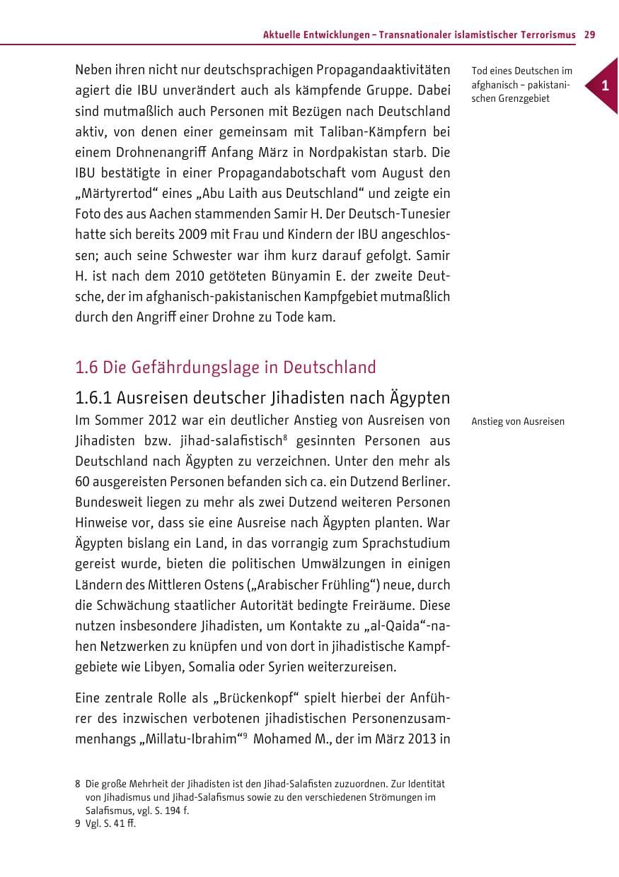 Seite 27 des Verfassungsschutzbericht 2012 Berlin