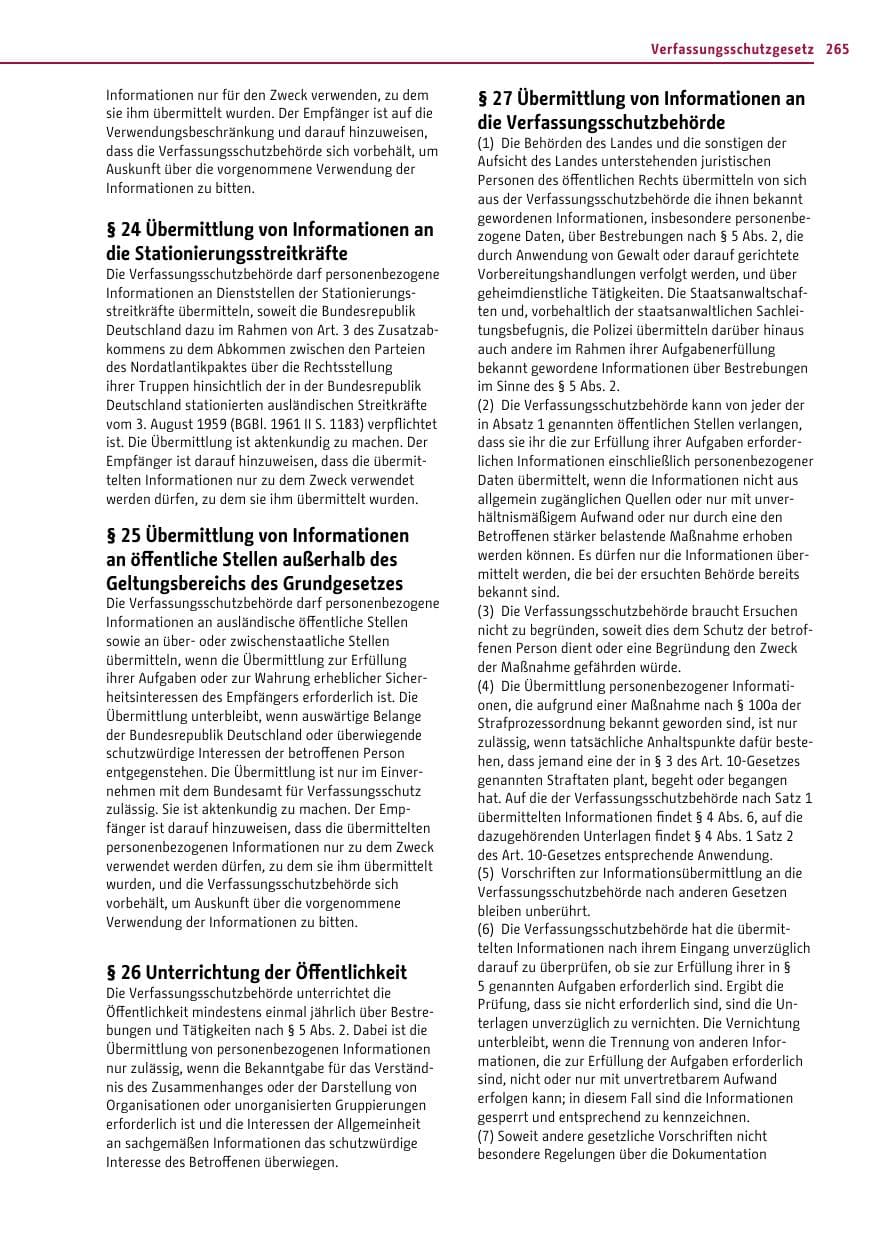 Seite 263 des Verfassungsschutzbericht 2012 Berlin