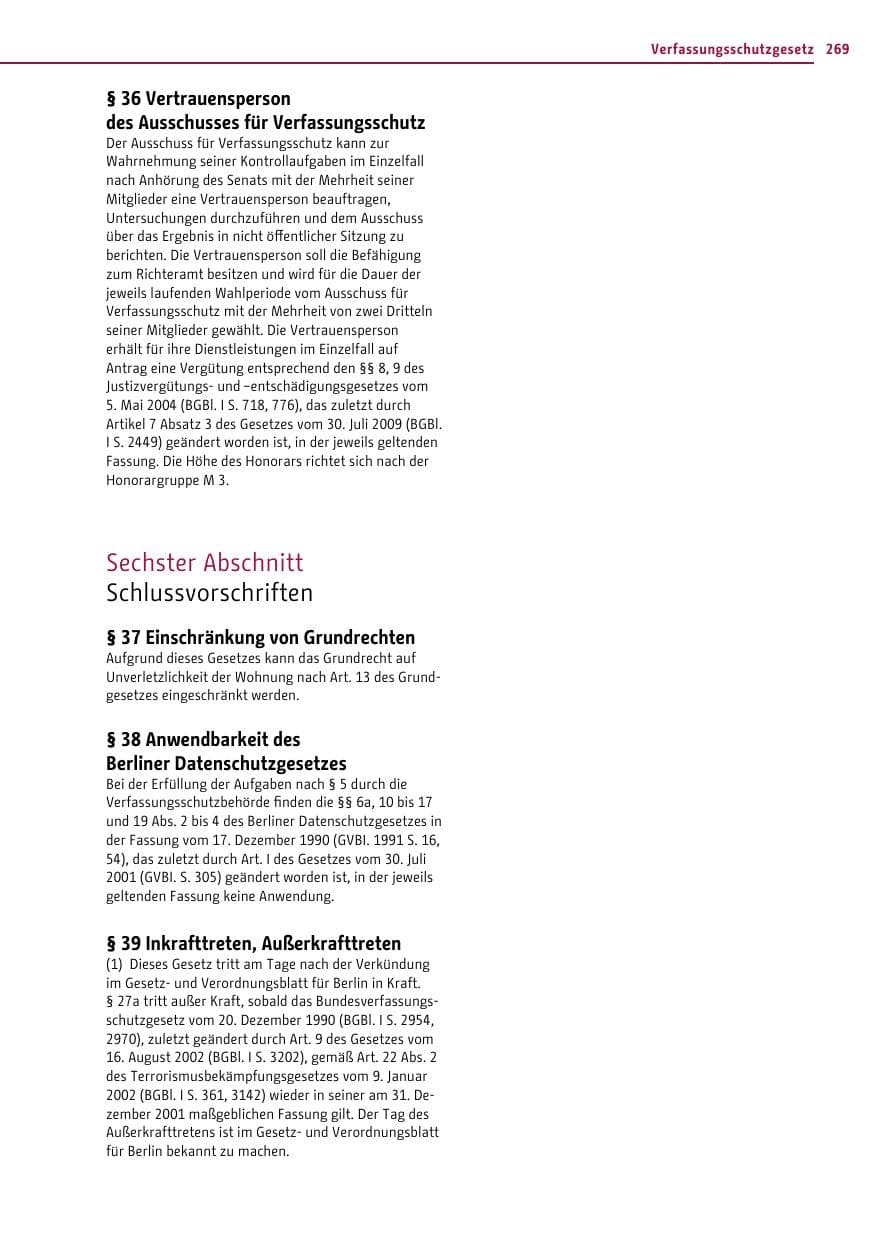 Seite 267 des Verfassungsschutzbericht 2012 Berlin