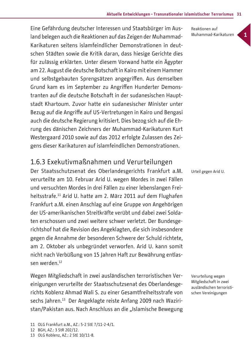 Seite 29 des Verfassungsschutzbericht 2012 Berlin