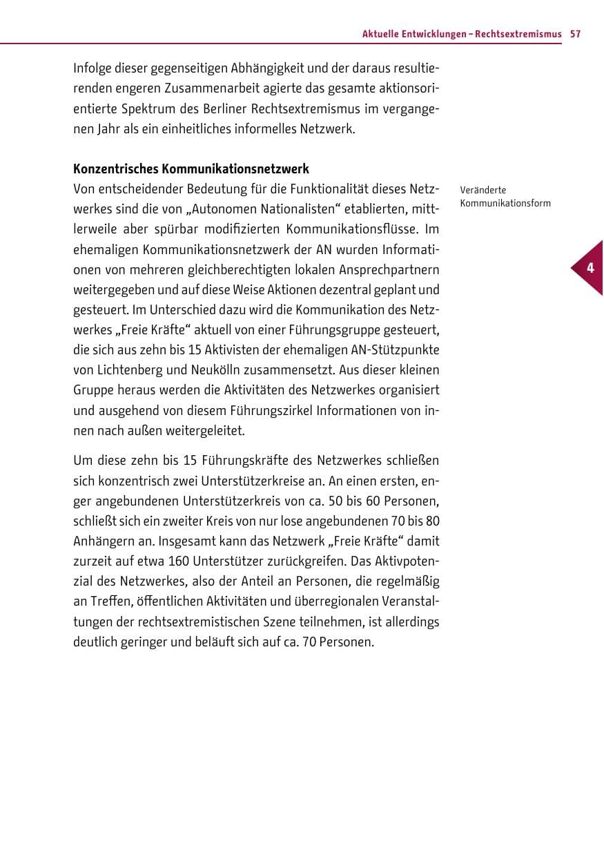 Seite 55 des Verfassungsschutzbericht 2012 Berlin